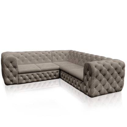 Chesterfield Ecksofa "Château Prestige" 2,50 x 2,50 | ELYFLAIR®