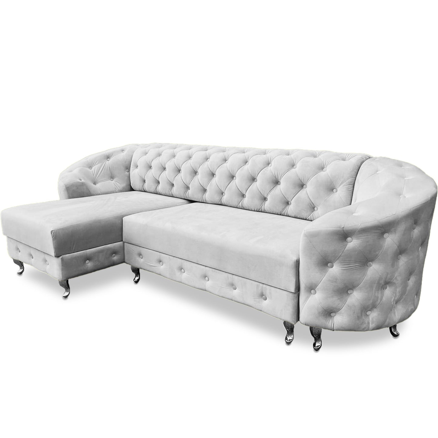 Chesterfield Ecksofa "Regalia" mit Schlaffunktion | ELYFLAIR