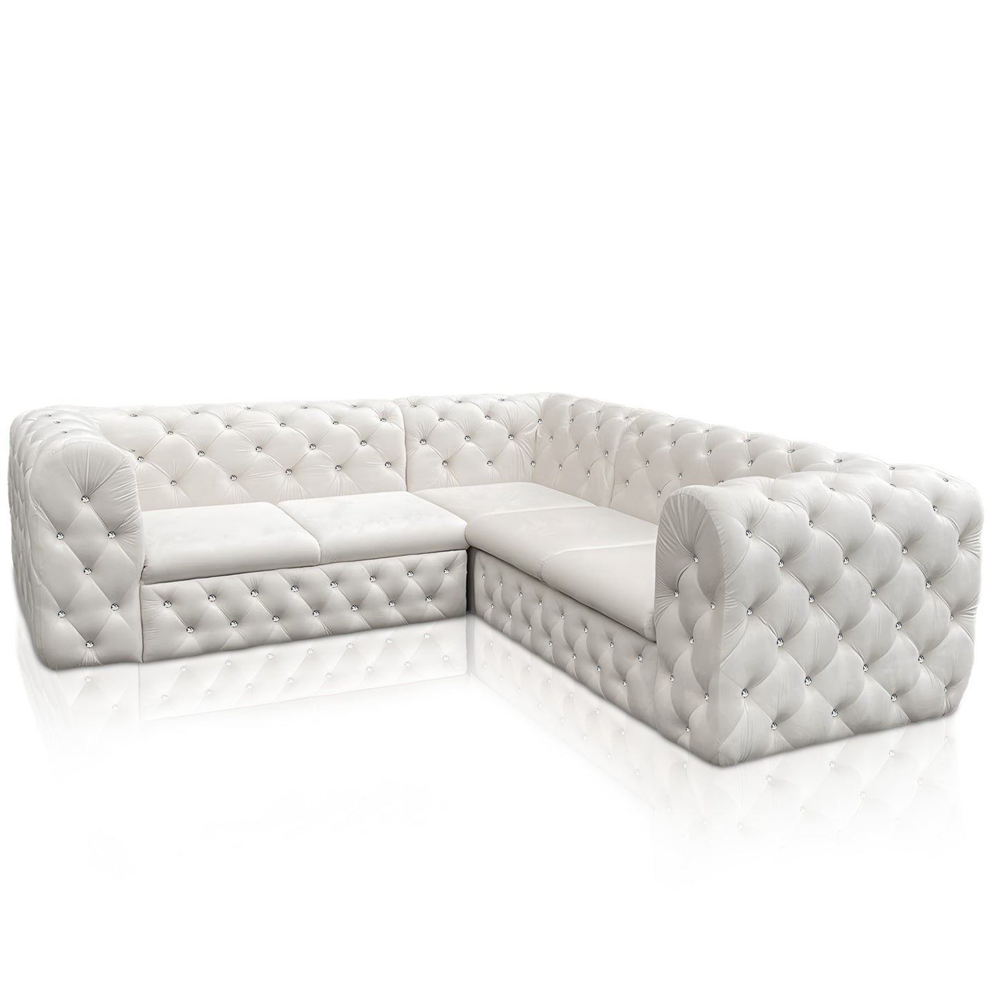 Chesterfield Ecksofa "Château Prestige" 2,50 x 2,50 | ELYFLAIR®